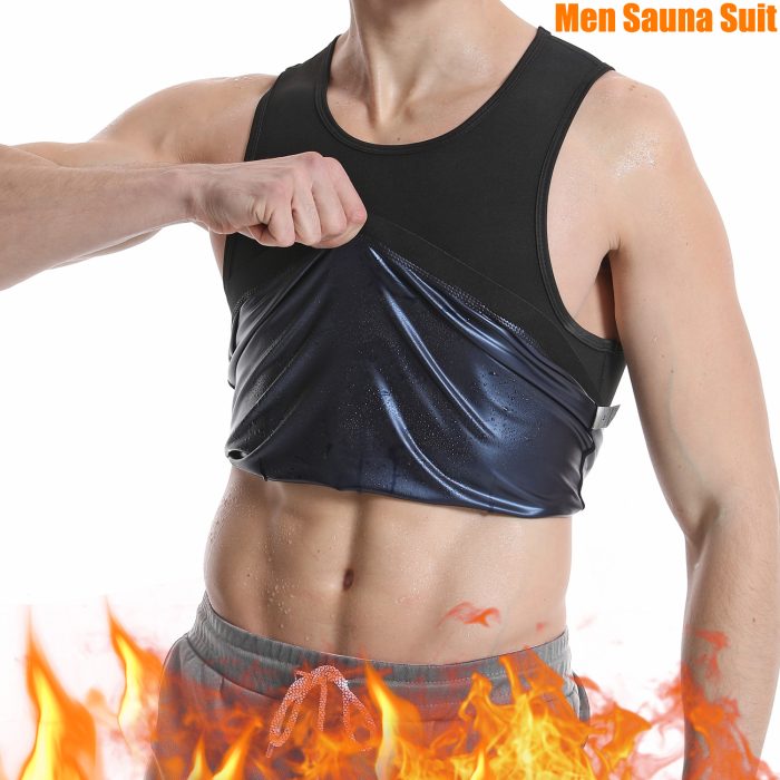 VIGORIX Sauna Suit Sweat Vest for Men Weight Loss Wholesale (10 Units)-2